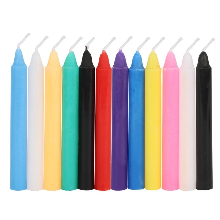 PACK OF 12 MIXED SPELL CANDLES