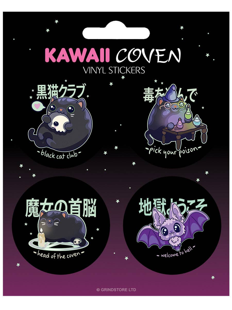 Kawaii Coven Vinyl Sticker Set