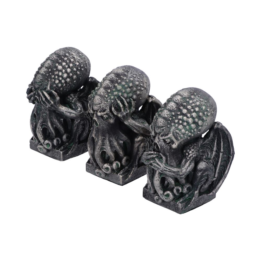 Three Wise Cthulhu Figurines 7.6cm