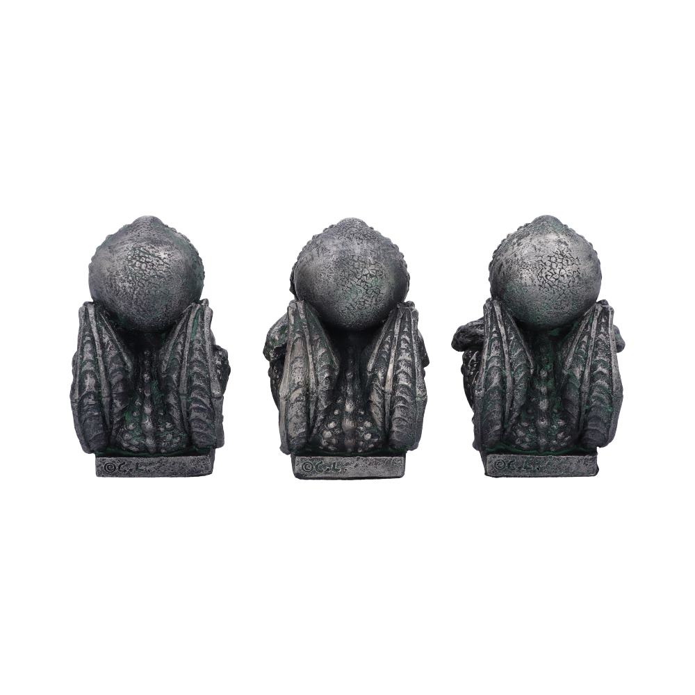 Three Wise Cthulhu Figurines 7.6cm