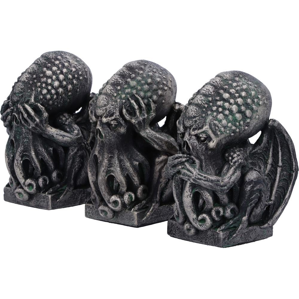 Three Wise Cthulhu Figurines 7.6cm