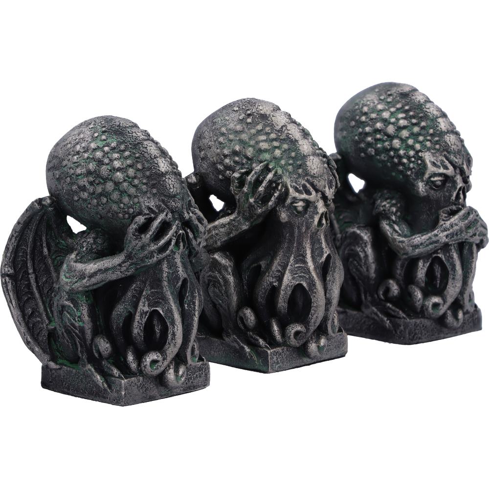 Three Wise Cthulhu Figurines 7.6cm