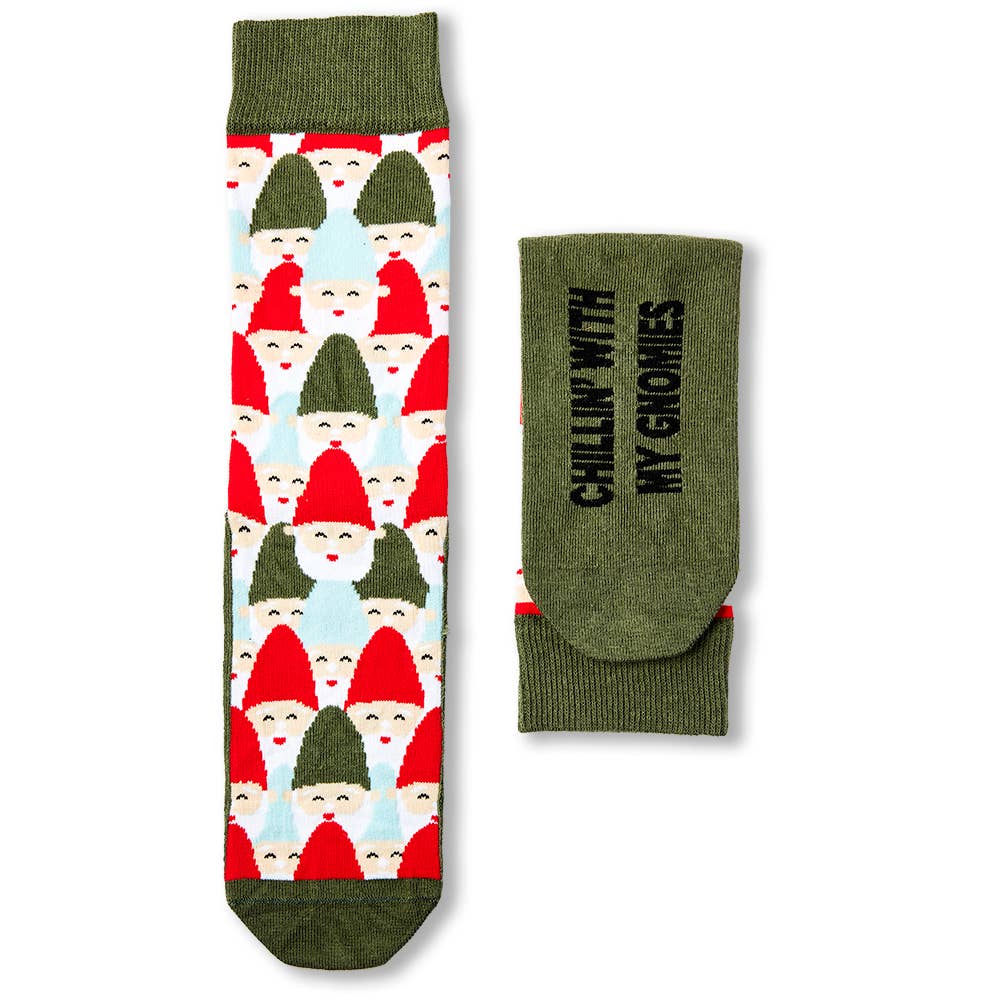 Unisex Gnome Socks (Chillin' with my gnomies)