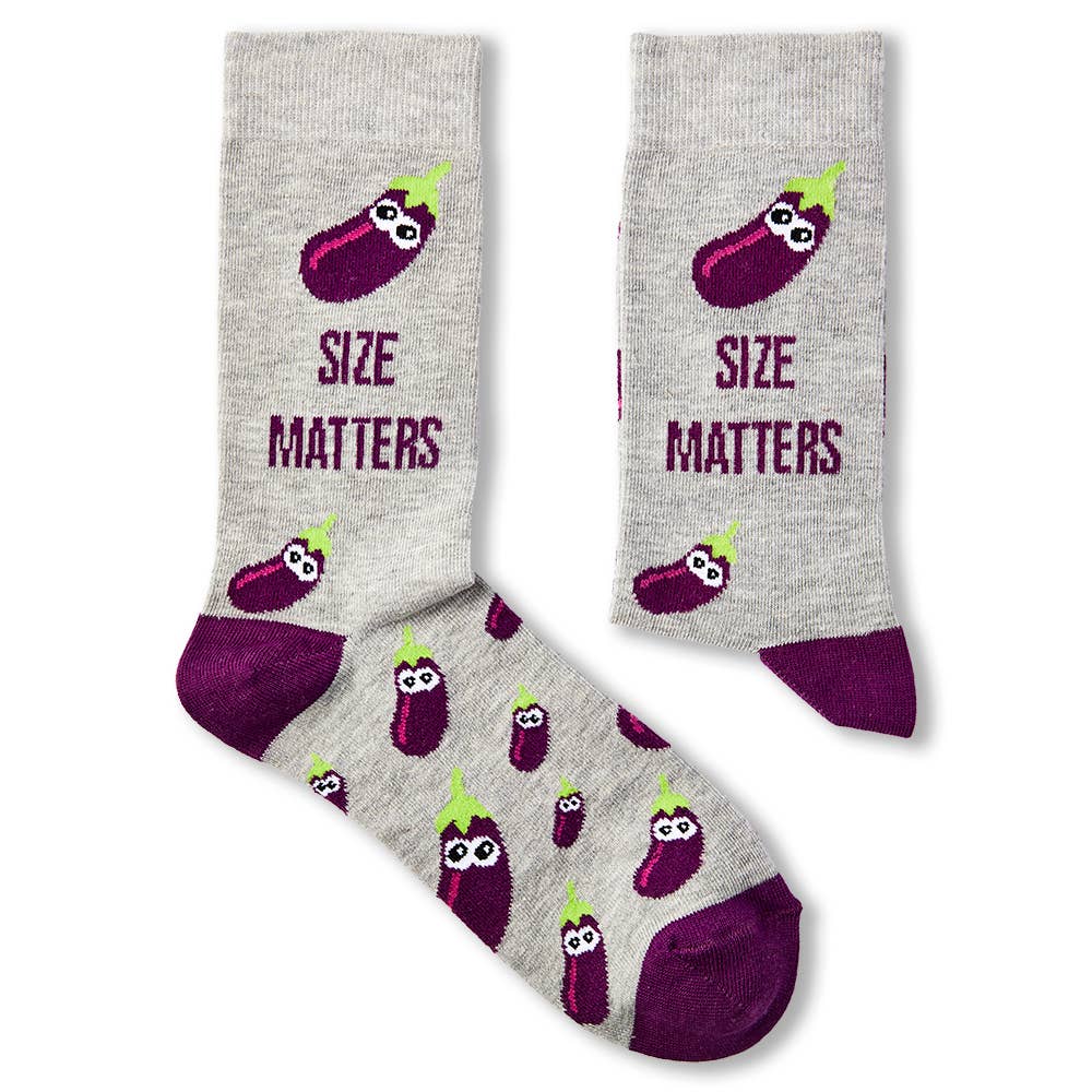 Unisex Size Matters Socks: 6 - 11