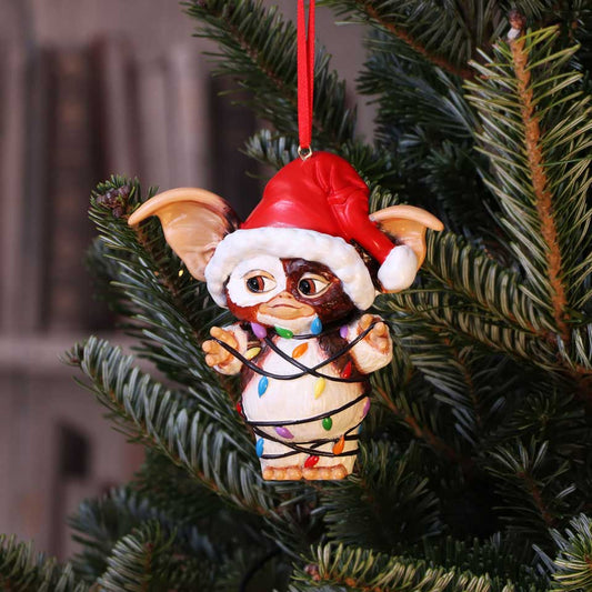 Gremlins Gizmo in Fairy Lights Hanging Ornament 13cm