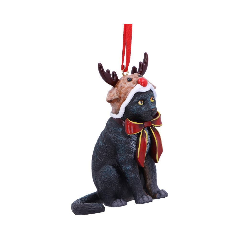 Reindeer Cat Hanging Ornament (LP) 9cm