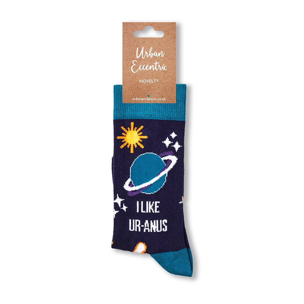 Unisex I Like Ur-anus Socks: 6 - 11