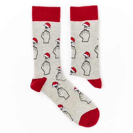 Unisex Christmas Fuck Off Socks: 6 - 11