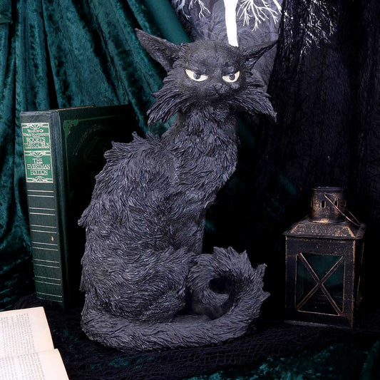 Large Black Cat Witches Familiar Figure Salem 32.5cm