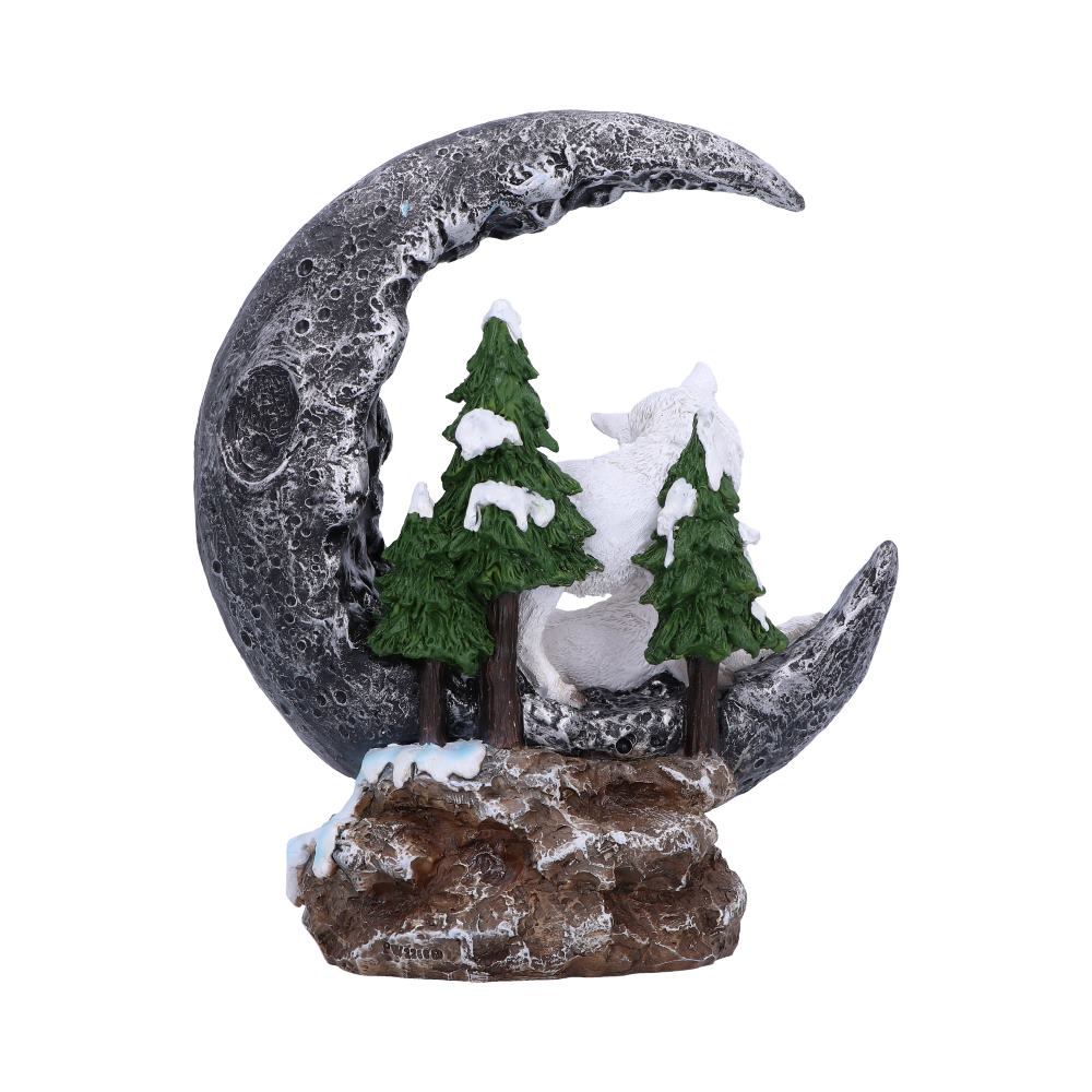 Lunar Companions Wolves Moon Figurine 19.3cm