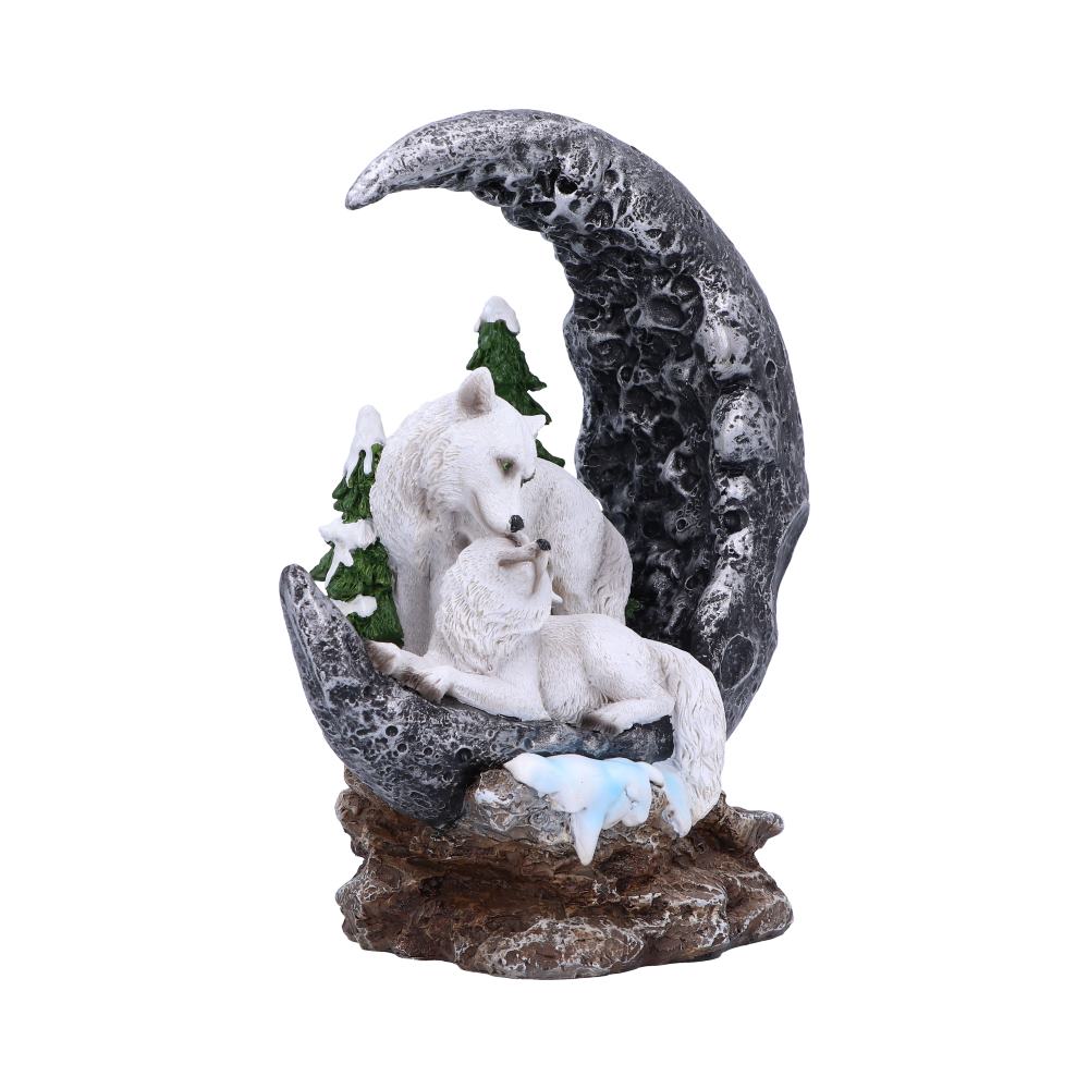 Lunar Companions Wolves Moon Figurine 19.3cm